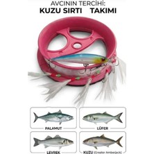 Hobimexpress Efsane Sırtı Takımı ( Tekne Avcılığı ) Simli 6 Köstekli Horoz Tüyü Çapari - Palamut - Lüfer - Levrek - Kuzu - Torik