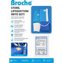 Broche Steril Liposuction Örtü Seti 5'li