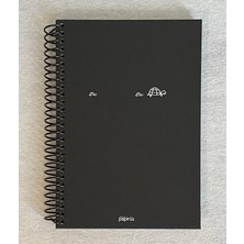 Colornote Papirüs Mini Serisi Çizgili Defter, Spiralli, Sert Kapaklı, 16 x 23 Cm, 100 Yaprak (Ön Kapakta Kaplumbağa Çizimli)