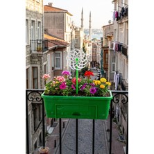 Flipped Bahçe ve Saksı Çift Türbinli Dekoratif Rüzgar Gülü - 40 cm