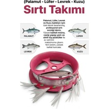 Hobimexpress Efsane Sırtı Takımı ( Tekne Avcılığı ) Simli 6 Köstekli Horoz Tüyü Çapari - Palamut - Lüfer - Levrek - Kuzu - Torik