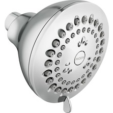 Moen Adler Chrome 3,5 Inç 4 Fonksiyonlu Duş Başlığı, Çeşitli Yüksek Basınç Seçenekleri, Basınç Artırıcı Duş Başlığı, 23026