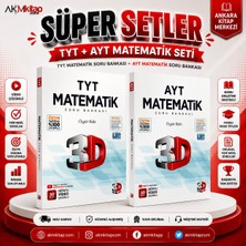 Akm Kitap 3D Tyt ve Ayt Matematik Seti 2 Kitap