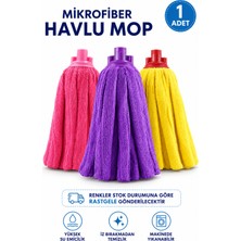 Alıç Mikrofiber Havlu Mop Yedek Başlığı Yüksek Su Emici Iz Bırakmayan Zemin Temizlik Bezi