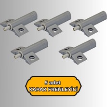 5 Adet Dolap Kapak Frenleyici (Kapak Susturucu, Kapak Yavaşlatıcı)