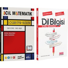 Akm Kitap Acil Yayınları Tyt Logaritma Diziler ve Akm Dil Bilgisi Soru Bankası Seti 2 Kitap