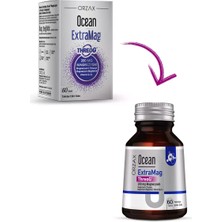 Orzax Ocean Extramag Threog 60 Tablet Türkiye Menşeli Magnezyum ve Vitamin Takviyesi