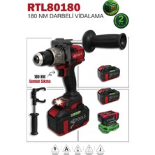 Retools RTL80180 2100 W Bordo Darbeli Vidalama 180 Nm Güçlü Akü 21V Özellikli