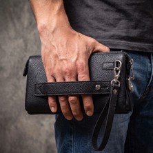 PLM Lupus Hakiki Deri, El Yapımı, Şifreli ve Telefon Bölmeli, Erkek El Çantası
