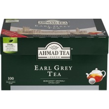 Ahmad Tea Earl Grey 100'LÜ Demlik Poşet Çay *1'li