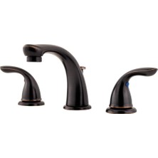 Pfisterer Pfister LG149-610Y LG149610Y Pfirst Serisi 2-Saplı 20,32 cm Geniş Banyo Musluğu Toskana Bronz