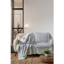 Bella Home Natural Pamuklu Koltuk Örtüsü | Koltuk Şalı - 85% Pamuk 15% Polyester - 170 cm x 210 cm