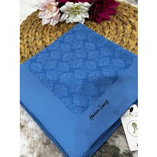 Harem Scarf Gold Sahra Eşarp Mavi