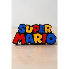 Hunga Super Mario Logo | Masa Üstü Figür
