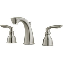 Pfisterer Pfister LG49CB1K Avalon Iki Saplı 20 cm Geniş Banyo Bataryası Fırçalanmış Nikel Içinde, Su Verimli Model