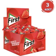 First Çilek Aromalı Tekli Sakız 1,7 gr - 600 Adet