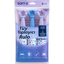 Soft-X Tüy Toplayıcı Rulo 3'lü Set