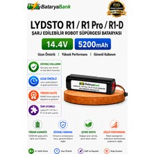 Bataryabank Lydsto R1 / R1 Pro / R1-D Uyumlu Robot Süpürge Bataryası 14.4V 5200MAH Li-Ion