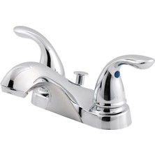 Pfisterer Pfister LG1435100 Pfirst Serisi 2 Saplı 10 cm Centerset Banyo Musluğu Cilalı Krom, Su Verimli Model