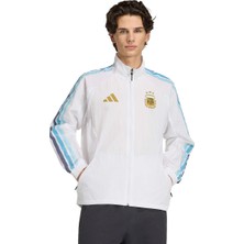 adidas Arjantin Maç Önü Erkek Beyaz Futbol Eşofman Üstü JZ6285