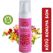 Metapet Koku Giderici Kuru Köpük Köpek Şampuanı, Doğal Ve Organik Köpek Parfümü, Yavrular Için Uygun 200 Ml