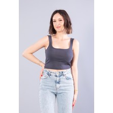 Mckanzie 25599 Kompak Ribana Kalın Askılı Bluz