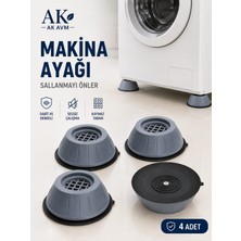 Ak Avm Beyaz Eşya Makine ve Koltuk Yatak Masa Silikon Tabanlı Ses ve Yükseltici Titreşim Önleyici Ayak