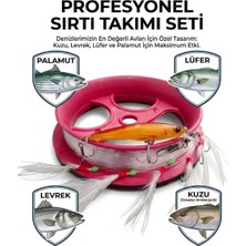 Hobimexpress Efsane Sırtı Takımı ( Tekne Avcılığı ) Simli 6 Köstekli Horoz Tüyü Çapari - Palamut - Lüfer - Levrek - Kuzu - Torik