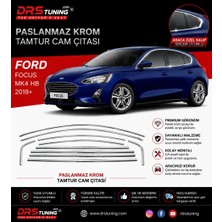 Drs Tuning Ford Focus 4 2018+ Krom Tam Tur Cam Çıtası Parça