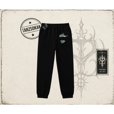 Tarzsokak Unisex Distraction Unisex Jogger Eşofman Altı Beyaz
