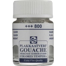Royal Talens Designer Guaj Boya 16ML Cam Şişe Silver - 800