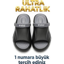 Twingo Günlük Unisex Ortopedik Plaj Rahat Yumuşak Çıkarılabilir Taban Lüx Eva Terlik Dar Kalıp(Bir Numara Büyük Tercih Ediniz)