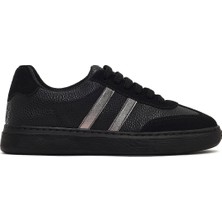 Derimod Kadın Siyah Bağcıklı Kalın Tabanlı Sneaker AF168001SK