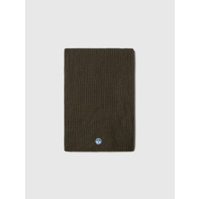 North Sails Logolu Yünlü Erkek Atkı