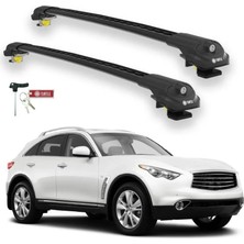 Drs Tuning Turtle Infiniti QX70 (S51) 2013-2017 Ara Atkı Air1 Siyah