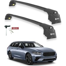 Drs Tuning Turtle Volvo V90 (Eu) 2017-2025 Ara Atkı Air2 Siyah