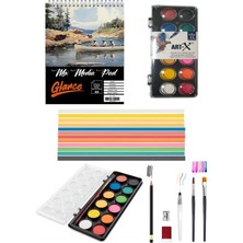 Glance A5 200 gr Spr Mix Media Pad 20 Yp Art-X Premium 12 Li Suluboya Set
