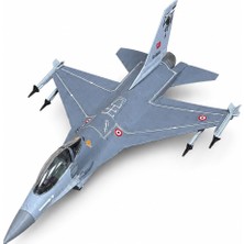 Belirtilmemiş Montajlı + Boyalı F-16 Maket Ucak