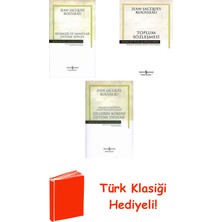 İş Bankası Kültür Yayınları Jean - Jacques Rousseau 3 Kitap Seti + Türk Klasiği Hediye