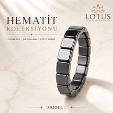 🖤 Dark Noble Hematit Koleksiyonu – Premium Doğal Taş Unisex Bileklik Serisi | Lotus Atölye ve İyi Yaşam Merkezi
