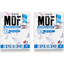 Mikro Orijinal Müf 11. Sınıf 2. ve 3. Fasikül Seti | Mikro Öğreten Fasiküller | Fonksiyonlar Parabol 2. Dereceden Eşitsizlikler | Çember Daire Silindir Koni Küre Olasılık | Video Çözümlü