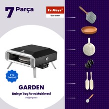 Dr.Maya® | Sofram Bahçede Seti - 7 Parça | Garden Bahçe Taş Fırın Makinesi (Doğalgazlı) + Mutfak Gereçleri