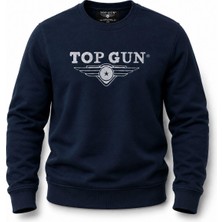 Top Gun Nakıslı Sweat Blu