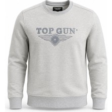 Top Gun Nakıslı Sweat Grı