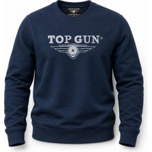 Top Gun Nakıslı Sweat Petrol