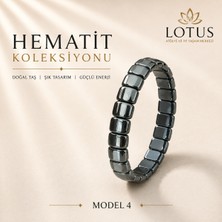 🖤 Dark Noble Hematit Koleksiyonu – Premium Doğal Taş Unisex Bileklik Serisi | Lotus Atölye ve İyi Yaşam Merkezi