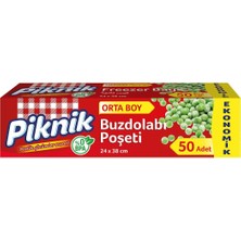Marsilyan Revify Piknik Buzdolabı Poşeti Ort Eko, 50'li