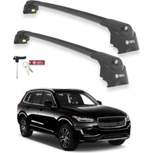 Drs Tuning Turtle Volvo XC90 2015-2025 Ara Atkı Air2 Siyah