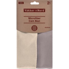 Vakker Nord Microfiber Cam Bezi 2'li