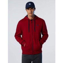 North Sails Tam Boy Fermuarlı Kapüşonlu Pamuk Erkek Sweatshirt